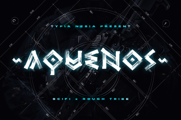 Aquenos: A Techno Futuristic Font for Modern Brands