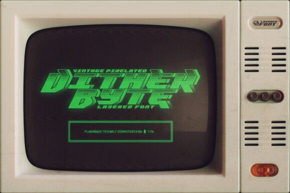 Dither Byte: A Retro Pixel Font for Editorial Design