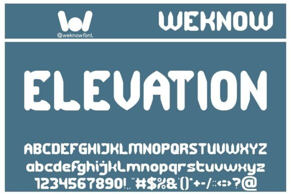 Elevation: A Bold Typeface for Modern Editorial Design