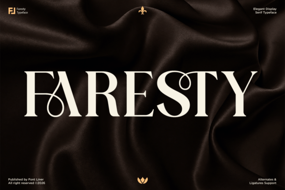 Faresty Typeface for Elegant Brand Design