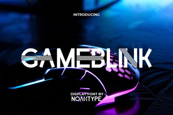 Gameblink: A Futuristic Display Font for Makers