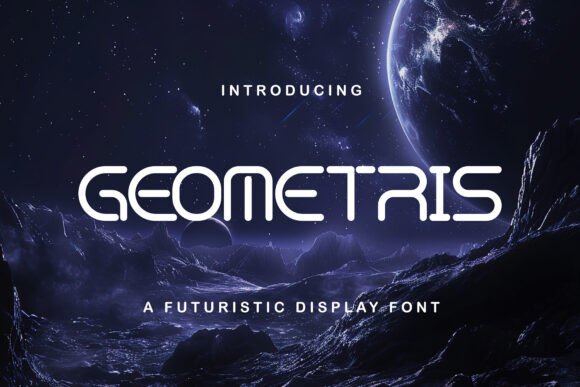 Geometris: A Futuristic Display Font for Modern Brands
