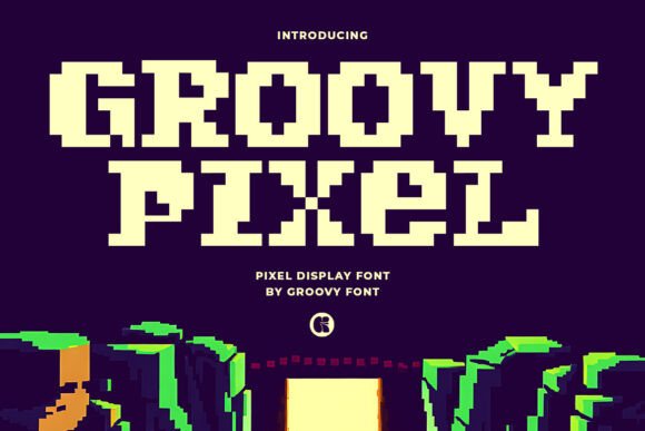 Groovy Pixel: A Retro Display Font for Brands