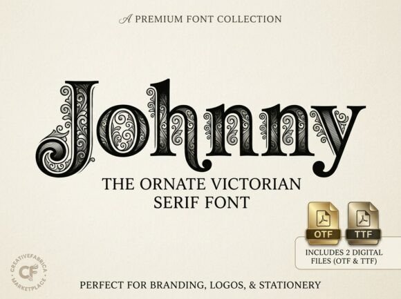 Johnny Victorian Serif Typeface Review