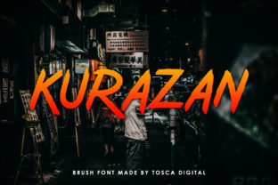 Kurazan: A Dynamic Script Handwritten Font for Bold Editorial Design