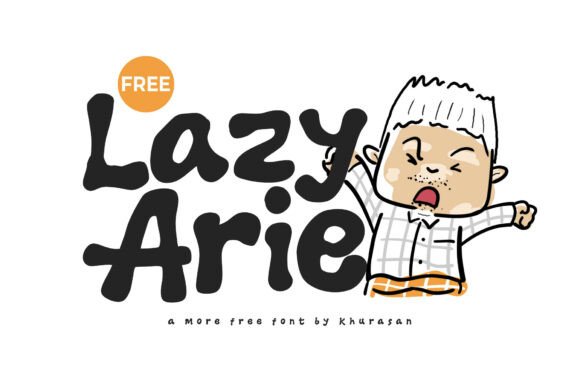 Lazy Arie: A Handwritten Typeface for Relaxed Editorial Design