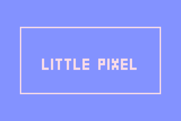 Little Pixel: A Futuristic Display Font for Modern Brands
