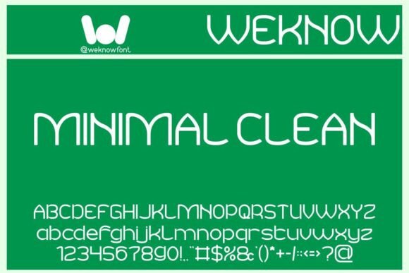 Minimal Clean Typeface for Modern Campaigns