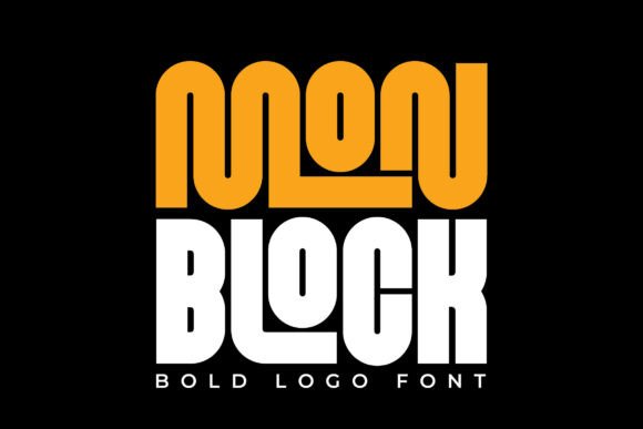 Monblock Font for Bold Web Headlines