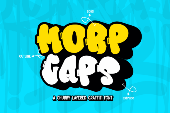 Morp Caps: A Bold Display Font for Street-Style Campaigns