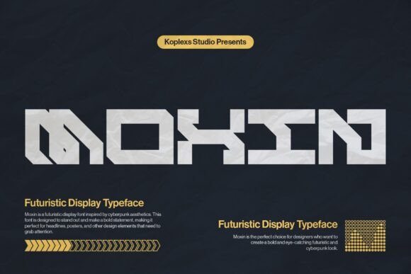 Moxin: A Sleek Futuristic Font for Digital Design