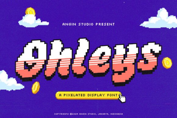 Ohleys: A Retro Pixel Display Font for Editors