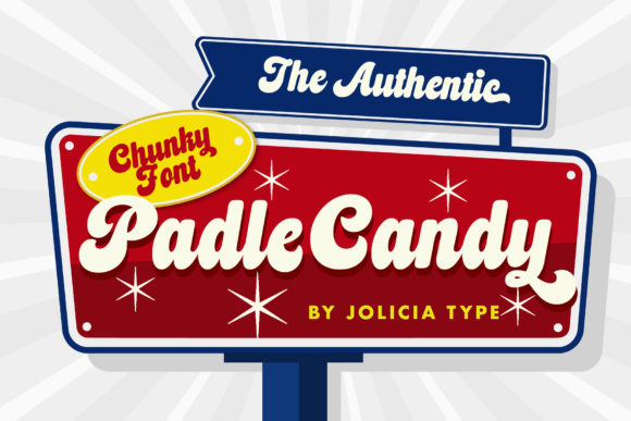 Padle Candy: A Playful Script Font for Web Design