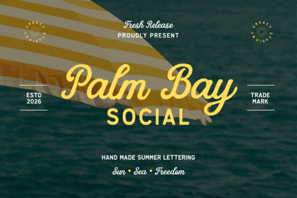 Palm Bay Social: A Nostalgic Script Typeface