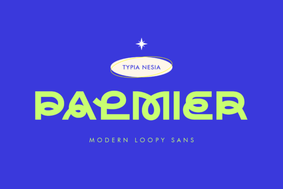 Palmier Font: Bold Loopy Sans Serif for Branding