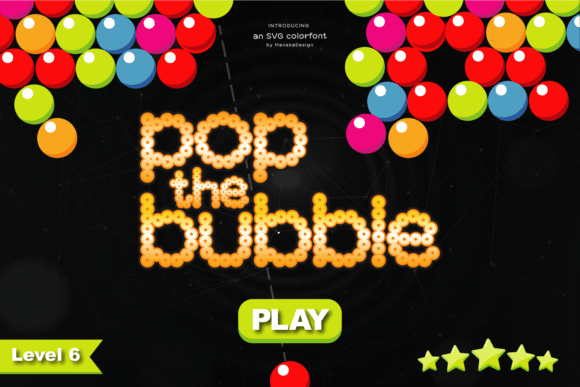 Pop the Bubble: A Retro Gaming Font for Bold Brands