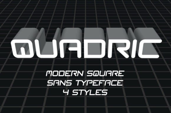 Quadric Font Review: Modern Geometric Sans Serif