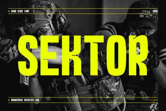 Sektor Font: Bold Branding for Small Business