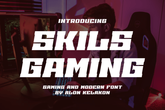 Skils Gaming Font for Bold Business Branding