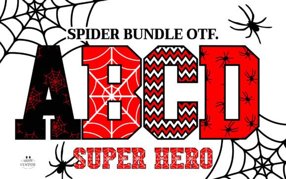 Spidervarsity Spider: The Ultimate Color Font for Bold Designs