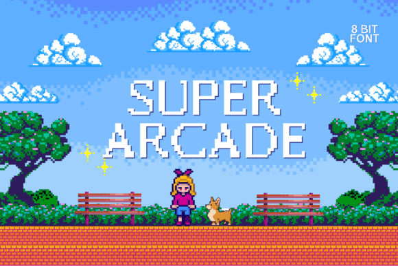Super Arcade: A Retro Gaming Font for Bold Campaigns