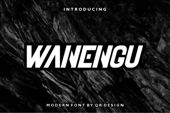 Wanengu Font: Modern Sans Serif for Digital Campaigns