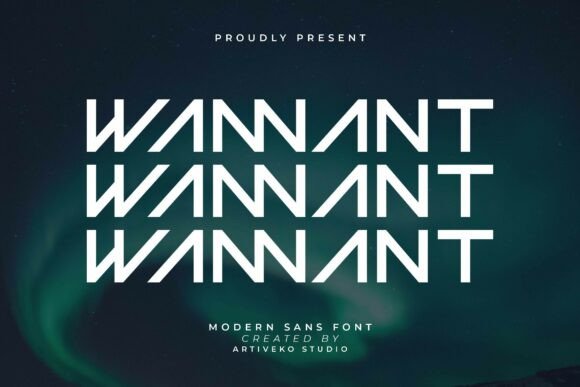 Wannant Typeface for Modern Editorial Design