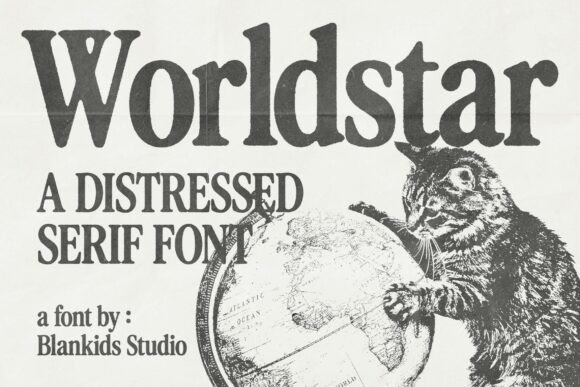 Worldstar Font for Vintage Branding Projects